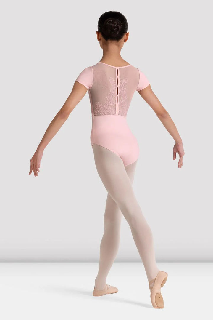 Bloch Emboss Short Sleeve Leotard
