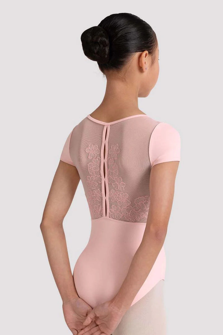 Bloch Emboss Short Sleeve Leotard