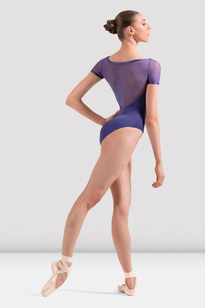 Bloch Ladies Mesh Cap Sleeve Leotard