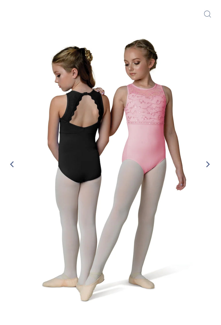 DanzNMotion Child Sequin Mesh Bella Leotard