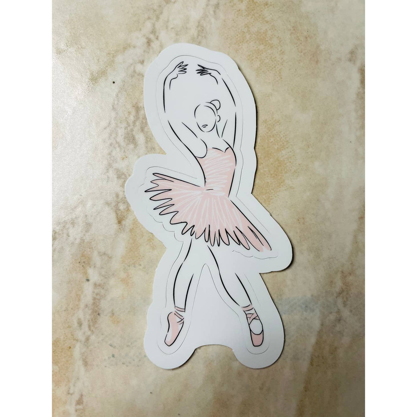 Denali Ballerina Silhouette Dance Sticker