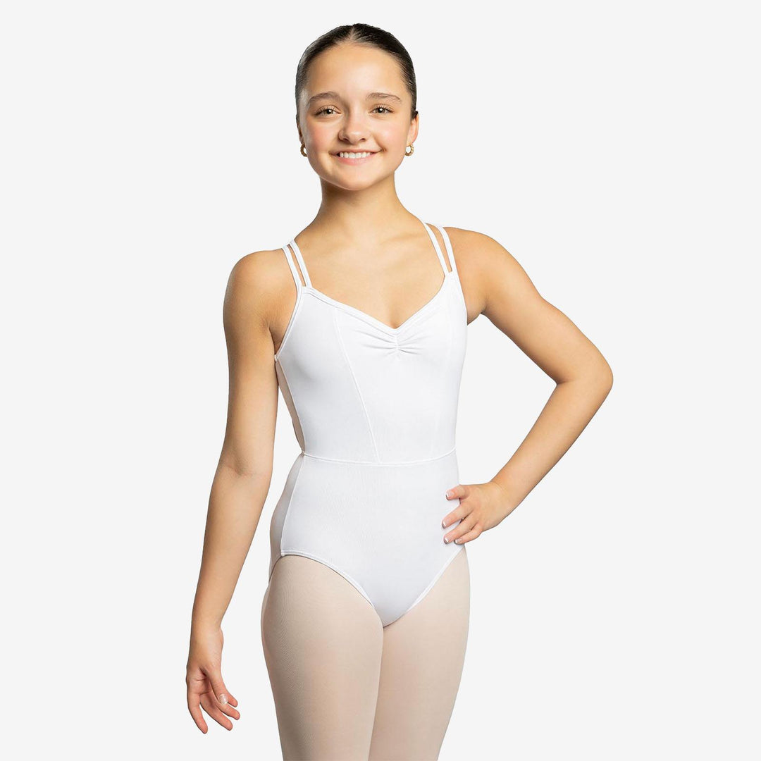 Só Dança Child Ruched Front Camisole Leotard