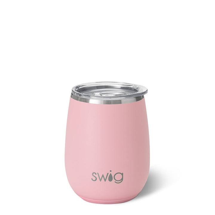 Swig Life Blush stemless wine cup 14oz