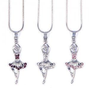 Dasha Rhinestone Dancer Necklace - Dance Gear Etc.