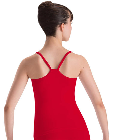 Motionwear Adult Black Racerback Cami Long Top - Dance Gear Etc.