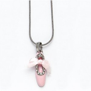 Dasha Enamel shoe Necklace