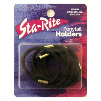 Hair Elastic w/Grommet - BLK