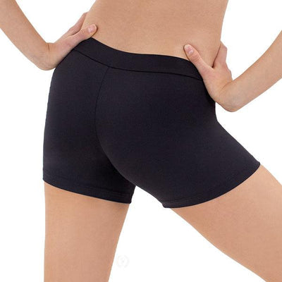 Eurotard Adult Microfiber V Waist Athletic Shorts - Dance Gear Etc.