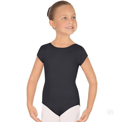 Eurotard Child Microfiber Short Sleeve Leotard - Dance Gear Etc.