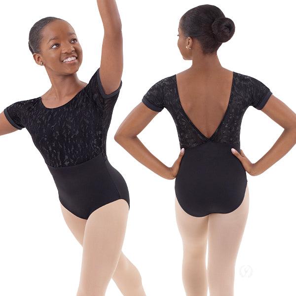 Eurotard Girls Impression Mesh Cap Sleeve Leotard - Dance Gear Etc.