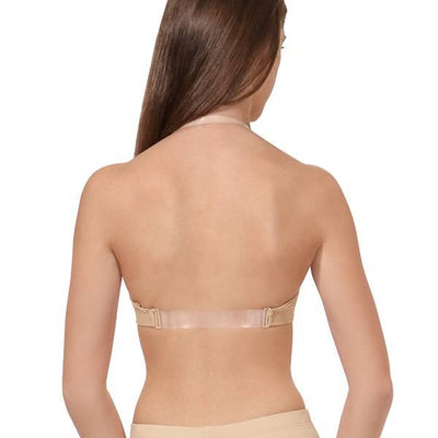 Eurotard Womens Seamless Padded Wide Band Bra