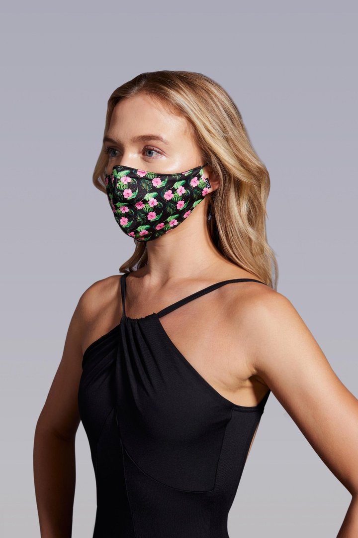 Bloch Print Face Mask w/Lanyard