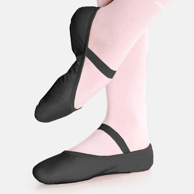 Só Dança SD55 Black Leather Ballet Shoe - Dance Gear Etc.