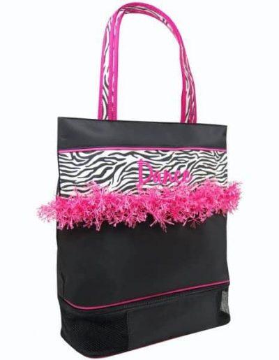 Sassi Zebra/Fringe Large Tote