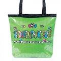 Dasha Neon Zebra Tote