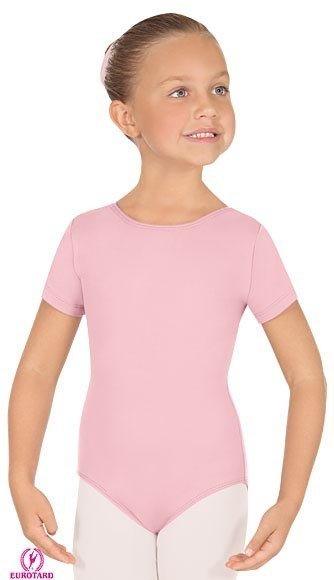 Eurotard Child Microfiber Short Sleeve Leotard - Dance Gear Etc.