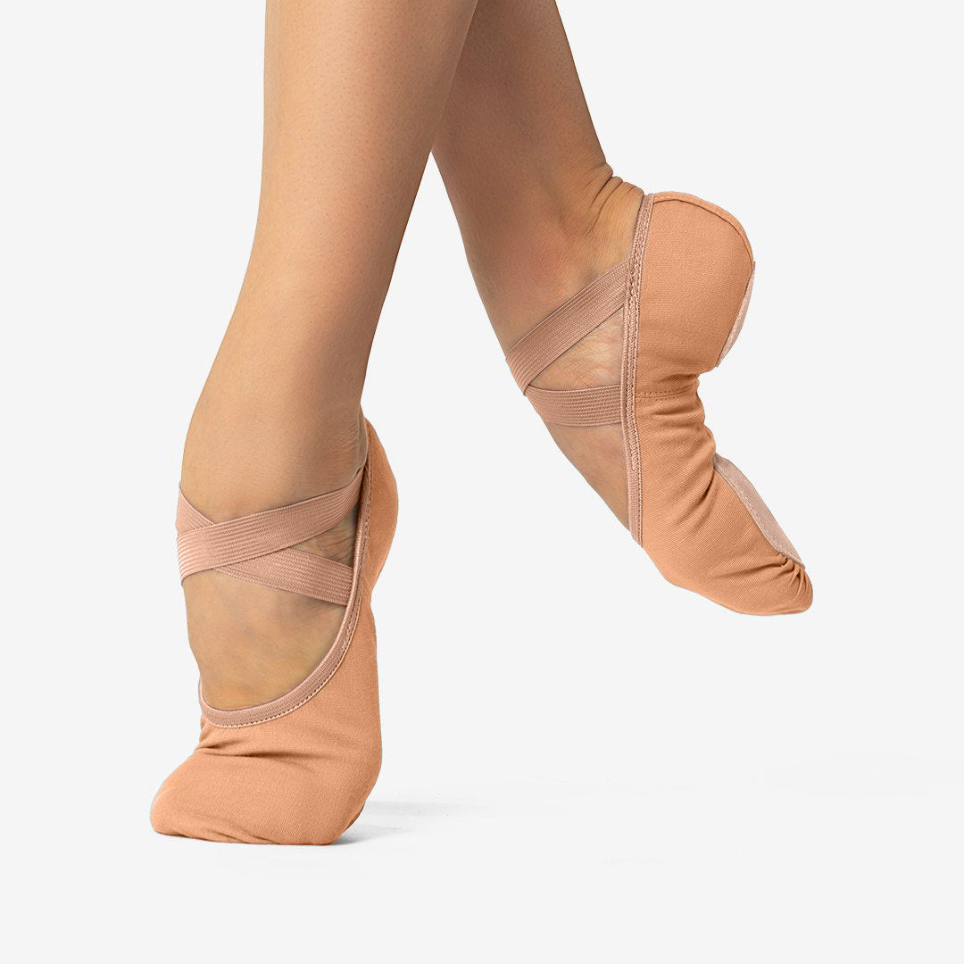 Só Dança Adult Stretch Canvas Ballet Shoes - STN
