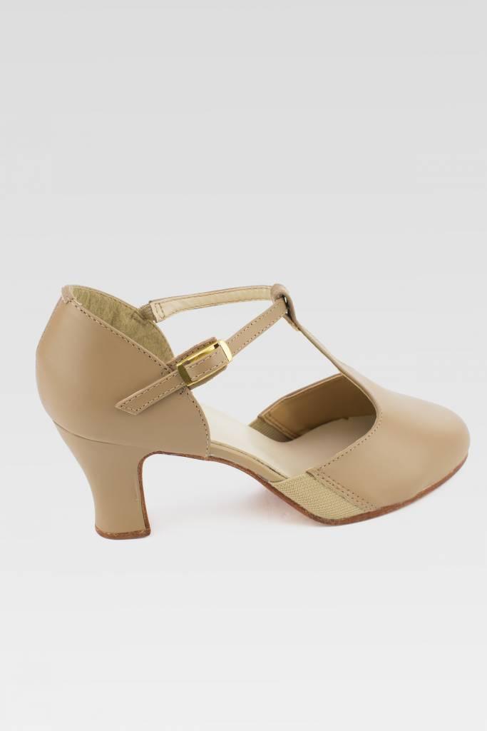 Só Dança CH56 2.5” Leather T-Strap Character Shoe